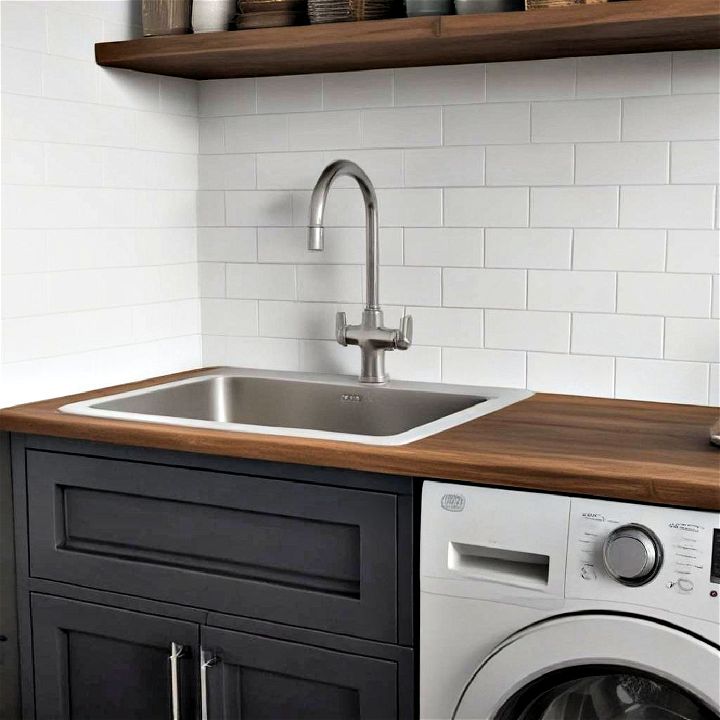 drop in sink for laundry room