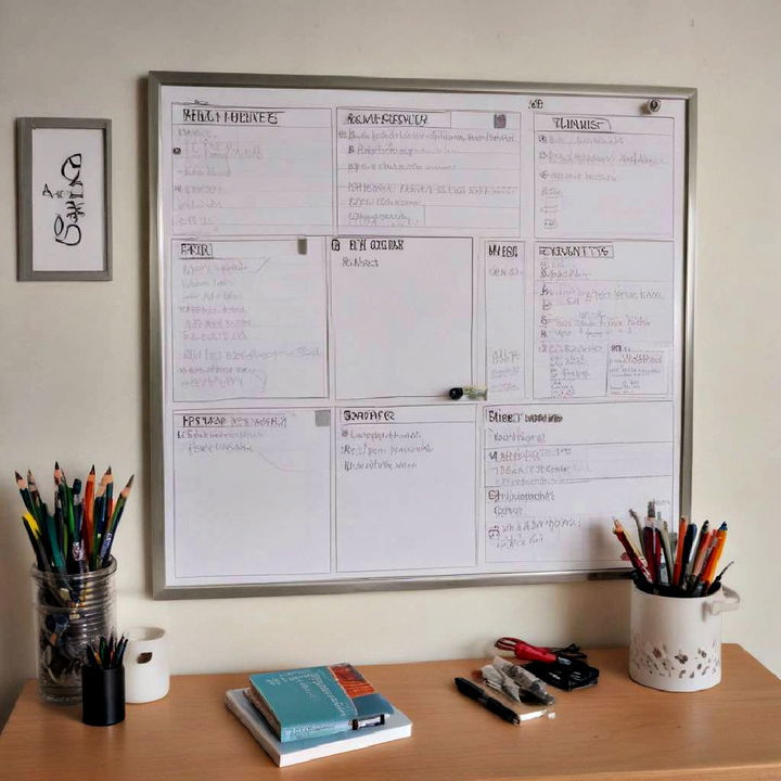 dry erase board to add functionality