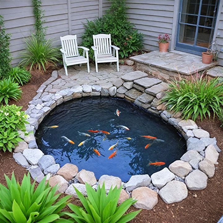 dynamic and engaging fish pond