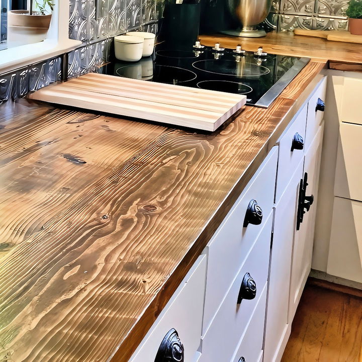 easy diy wooden countertop