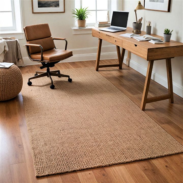 eco friendly and durable natural jute rug
