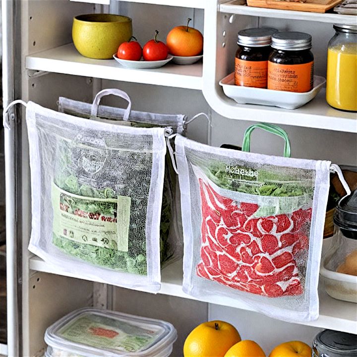 eco friendly mesh bags for storing snack