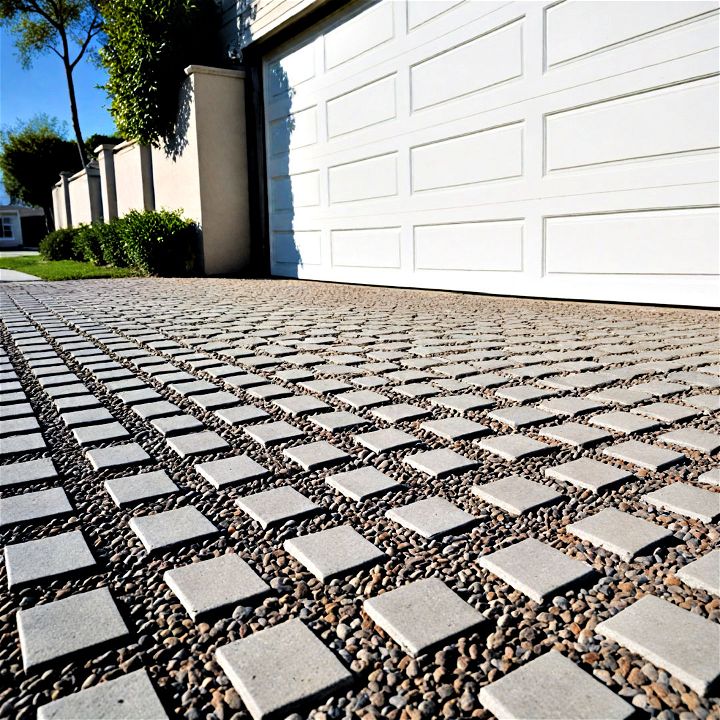eco friendly permeable pavers driveway