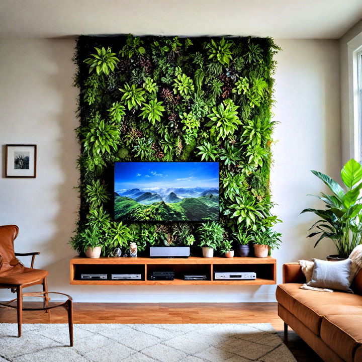 eco friendly vertical garden wall for a natural feel