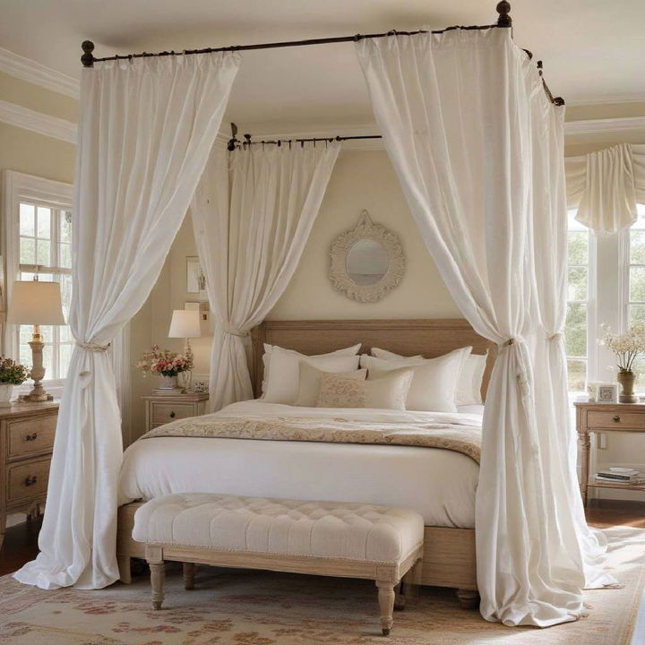 elegance and charm canopy bed