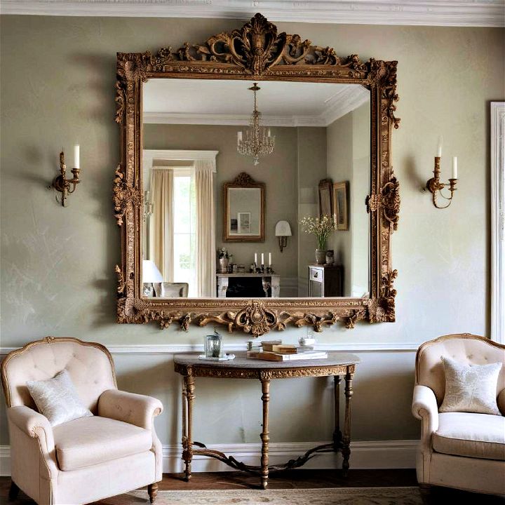 elegance antique mirror