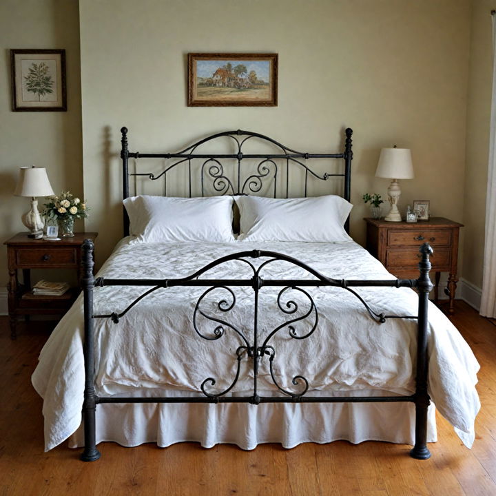 elegance iron bed frame