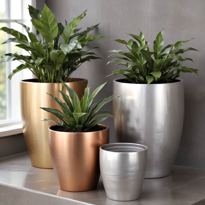 elegance metallic paints pots