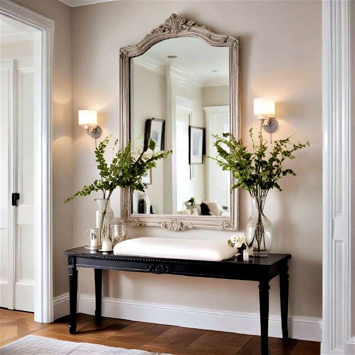elegance mirror hallway decor