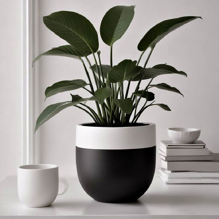 elegance monochrome pot