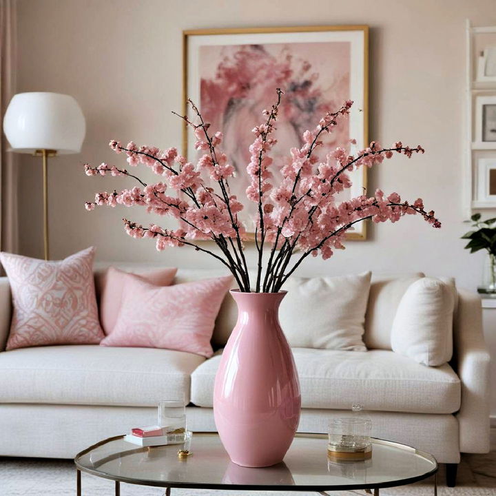 elegance pink vases