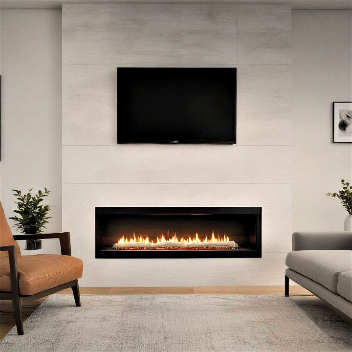 elegance recessed wall fireplace