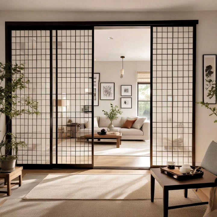 elegance sliding door for living room