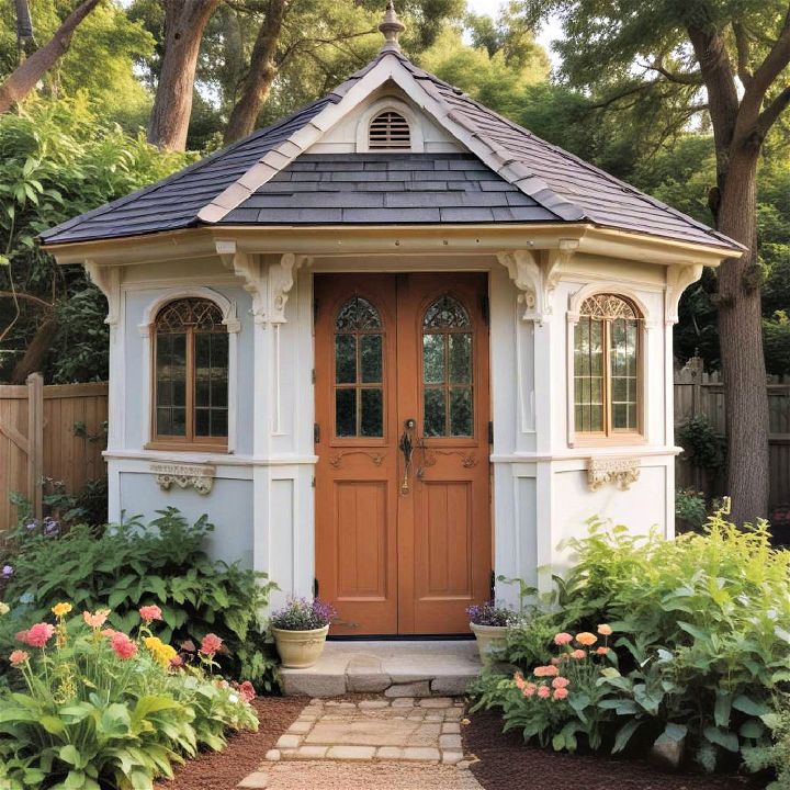 elegance victorian style shed