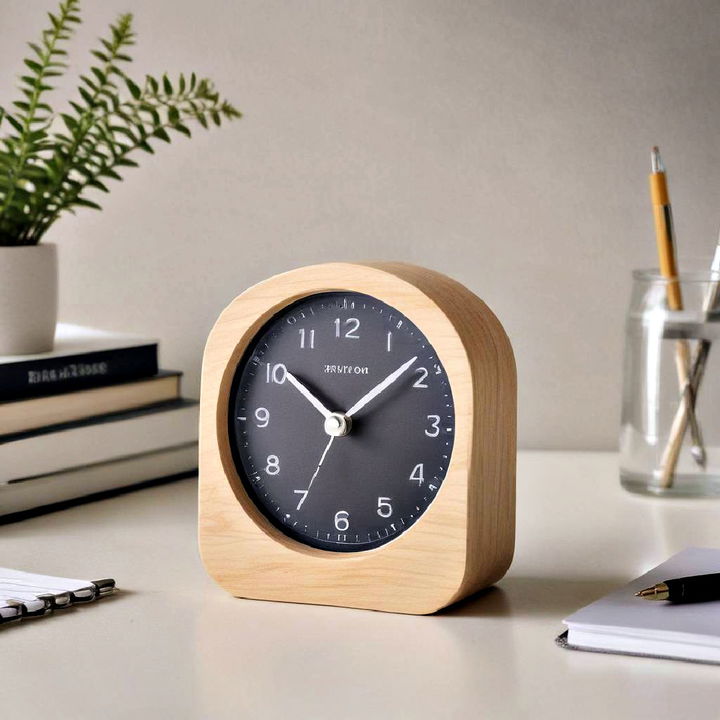 elegant desk clock