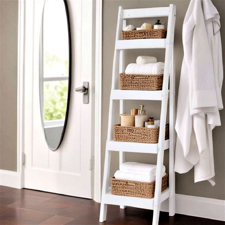 elegant ladder shelves