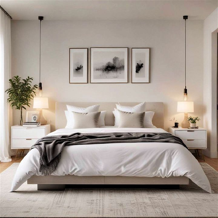 elegant minimalist bedroom designs