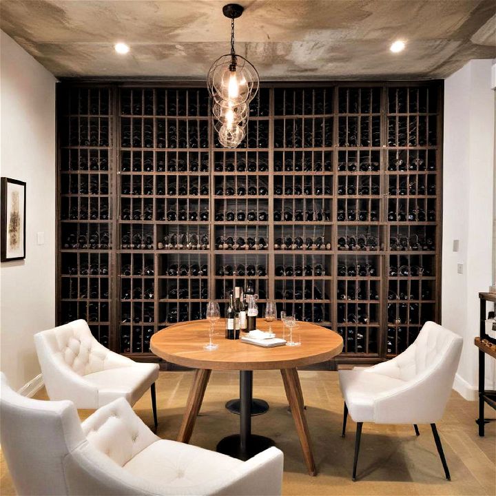 elegant wine cellar design