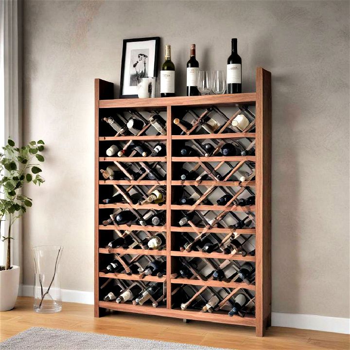 elegant wine rack storage