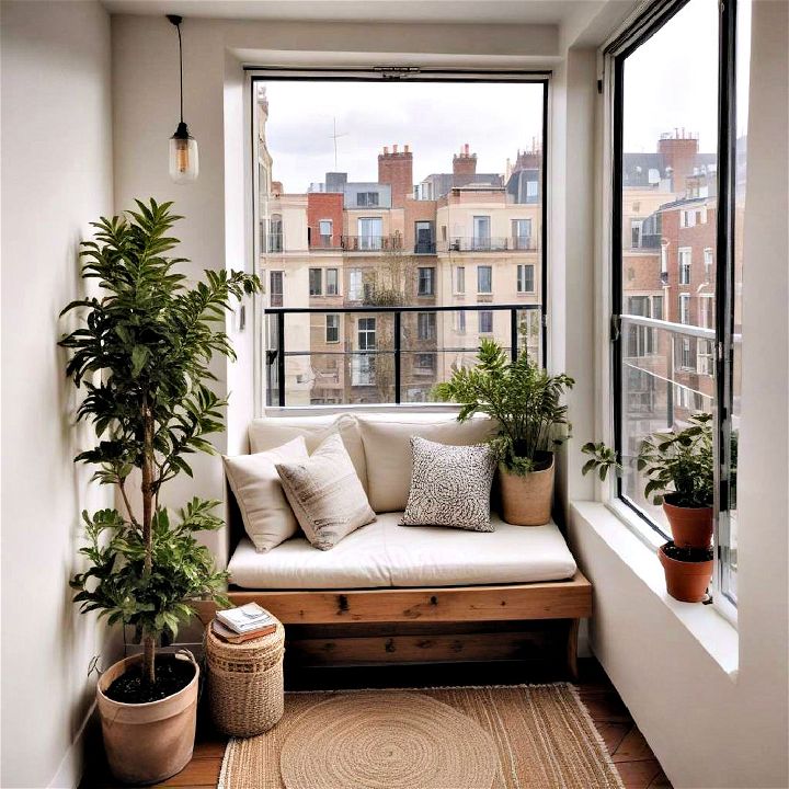 enclosed nook to create a cozy corner