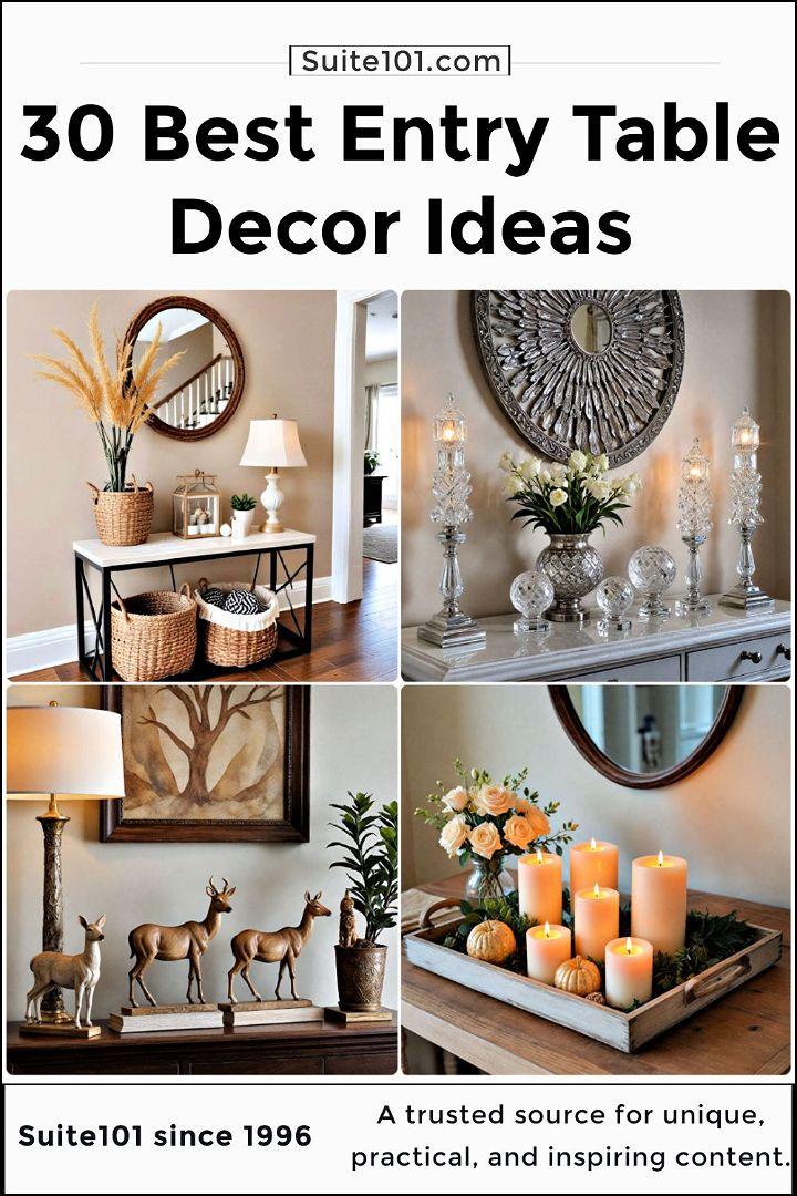 entry table decor ideas to try