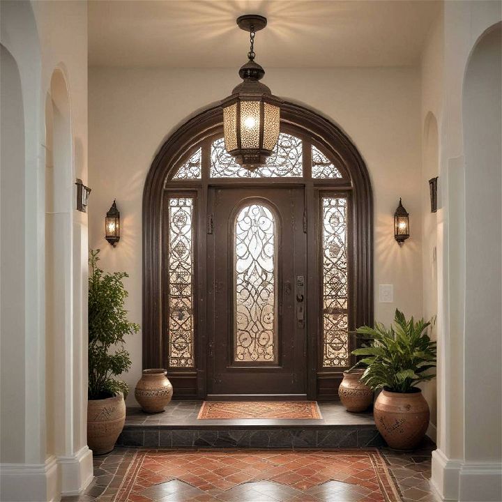 entryway moroccan lanterns