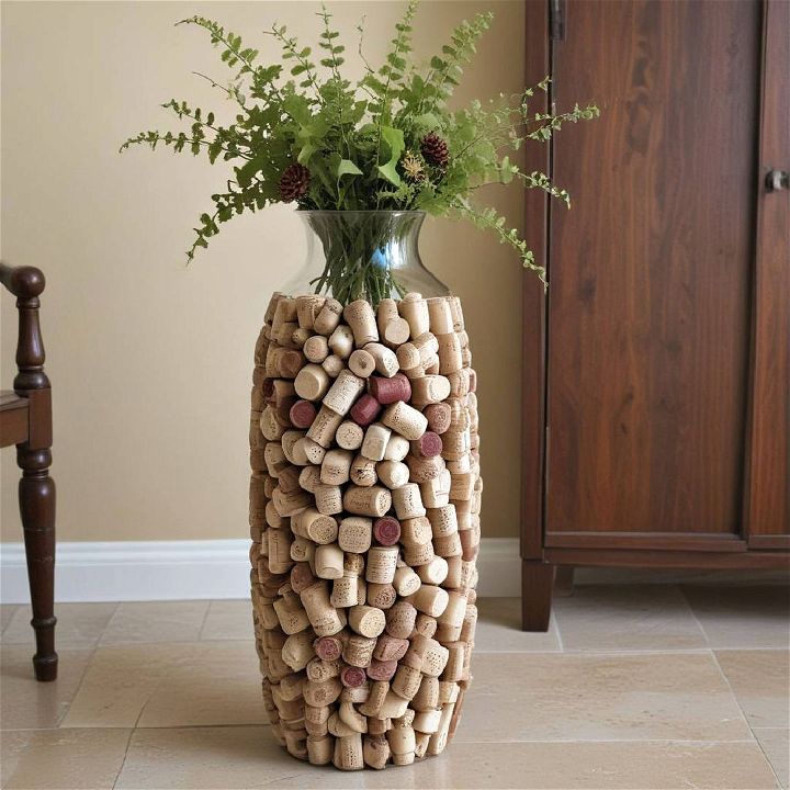 environmentally friendly wine corks vase