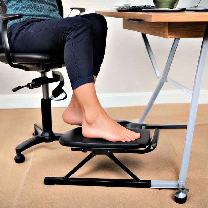 ergonomic footrest under your desk