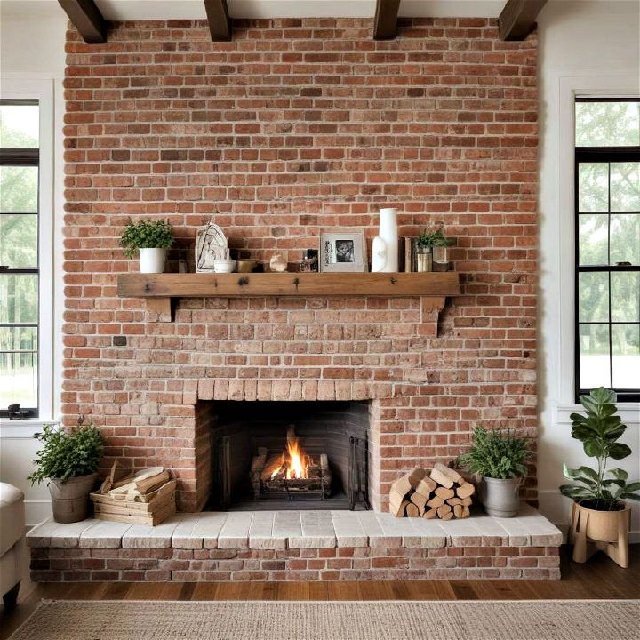 exposed brickwork to add character
