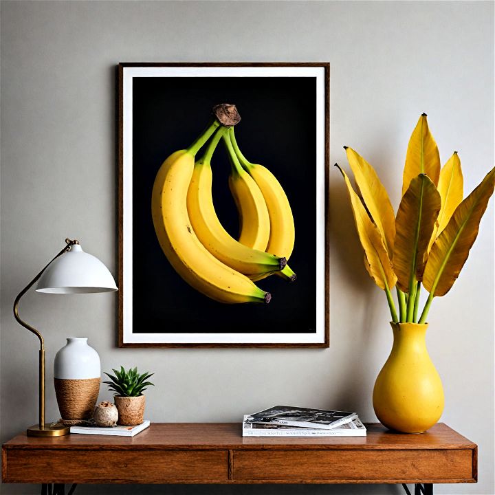 eye catching banana artwork
