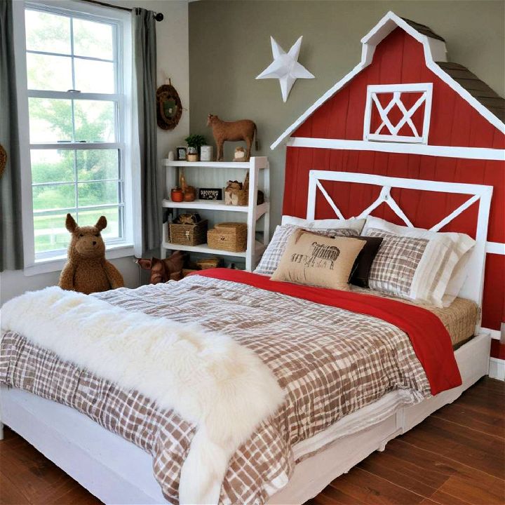 farm and barnyard theme bedroom