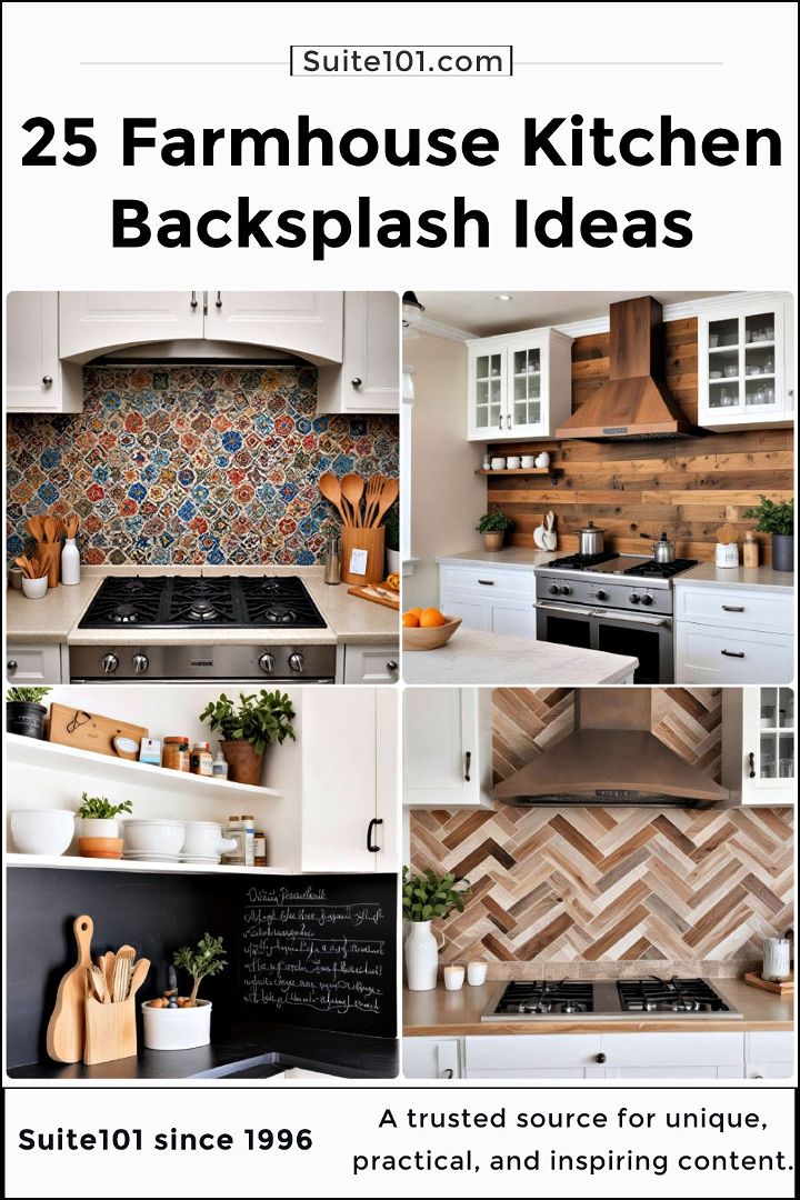 farmhouse kitchen backsplash ideas to copy