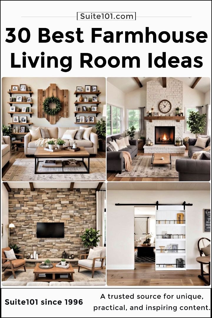 farmhouse living room ideas to try