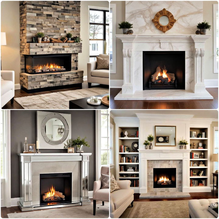 faux fireplace ideas