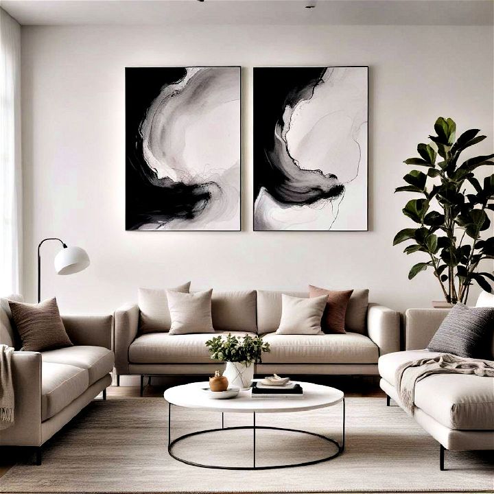 minimal wall art for a cohesive look