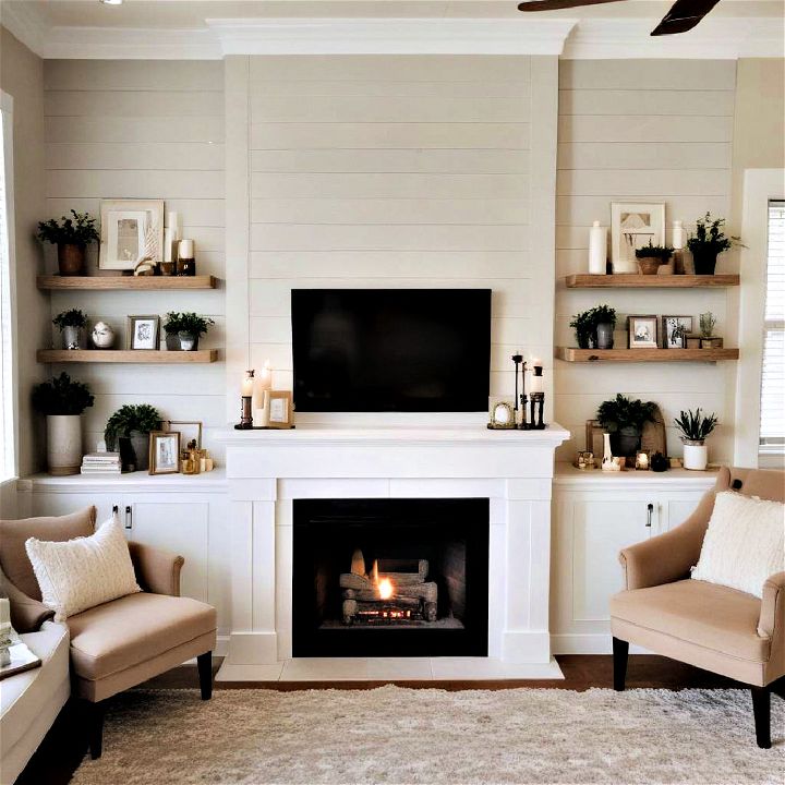 fireplace surround wall