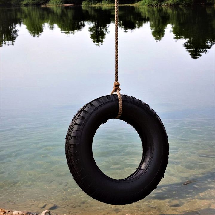floating tire swing