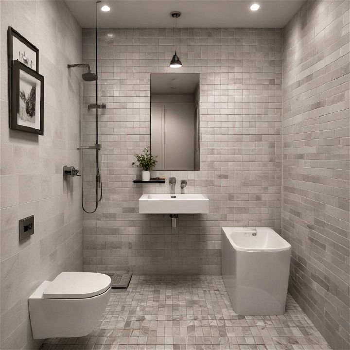 floor to ceiling tiles for apartment bathroom