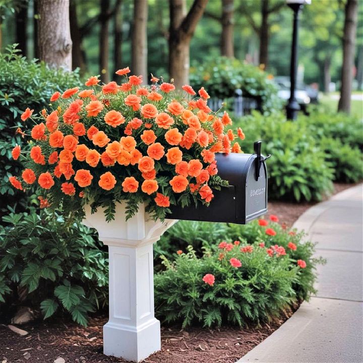 floral arrangements around your mailbox