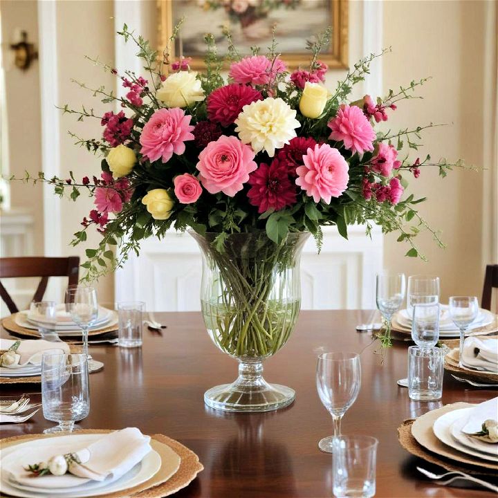 floral arrangements for dining table centerpiece