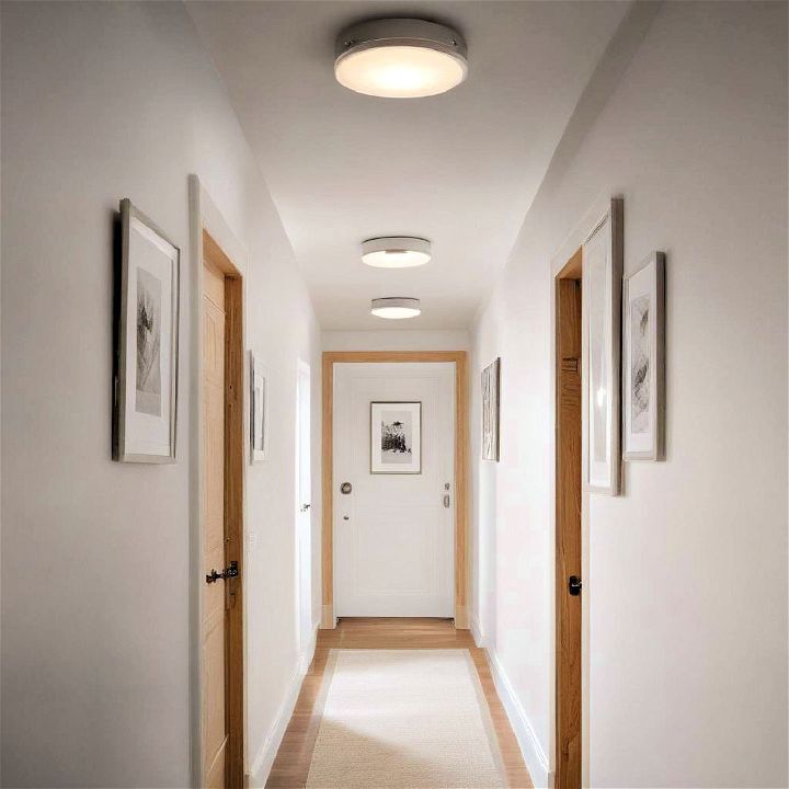 flush mount lights for hallway
