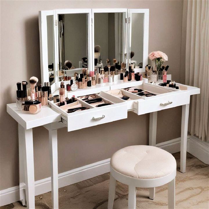 fold out vanity