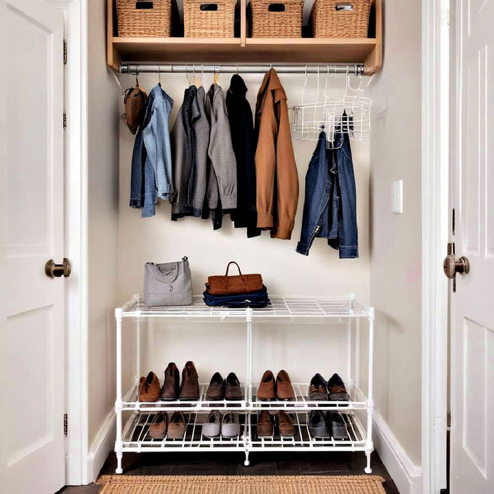 foldable drying rack for wet outerwear and shoes