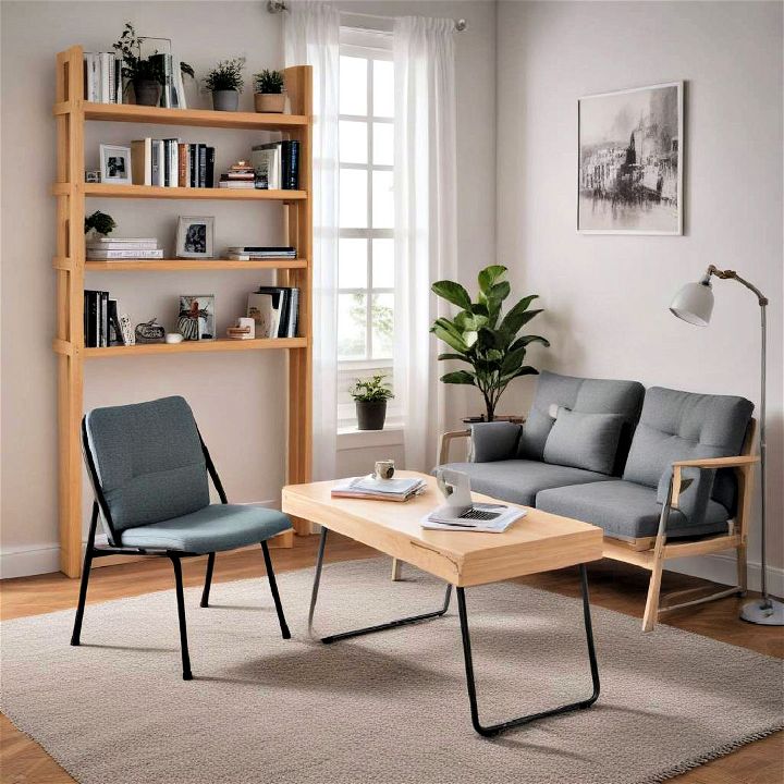 foldable furniture for minimalist dorm room