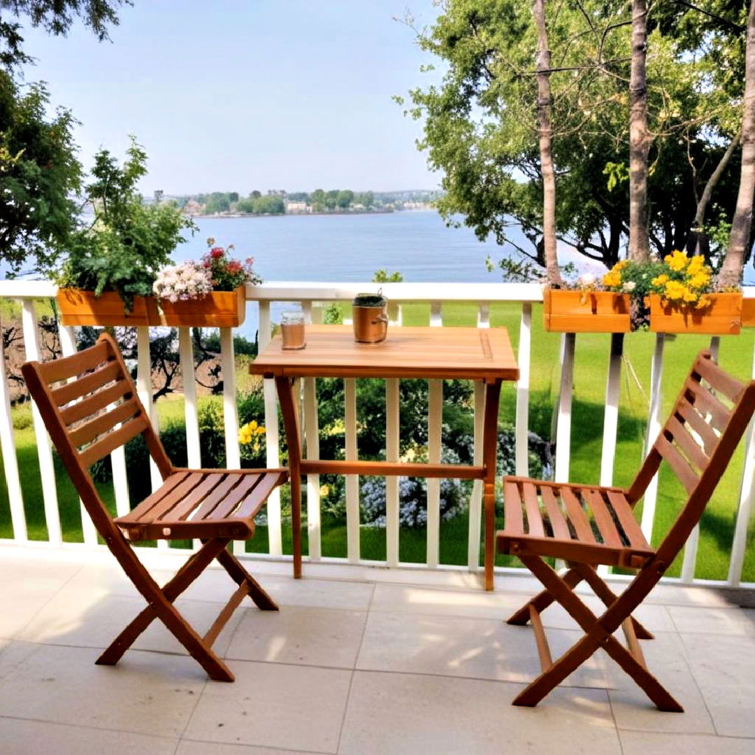 foldable furniture for small balconies