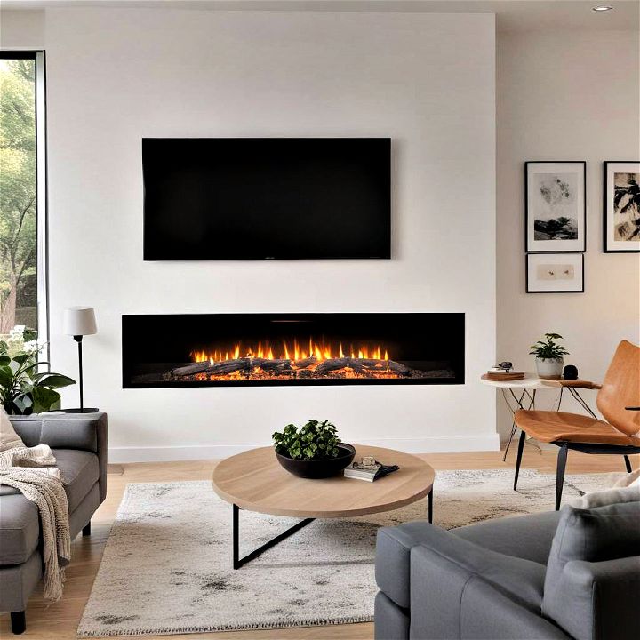 frameless electric fireplace