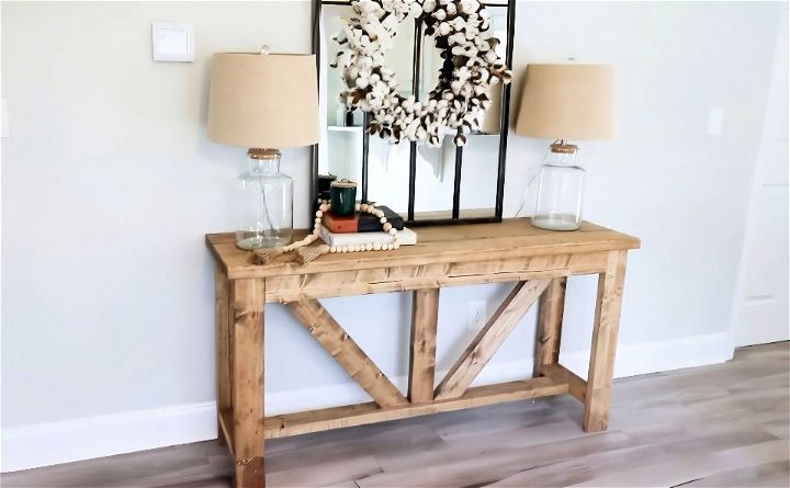 free entry table woodworking plan
