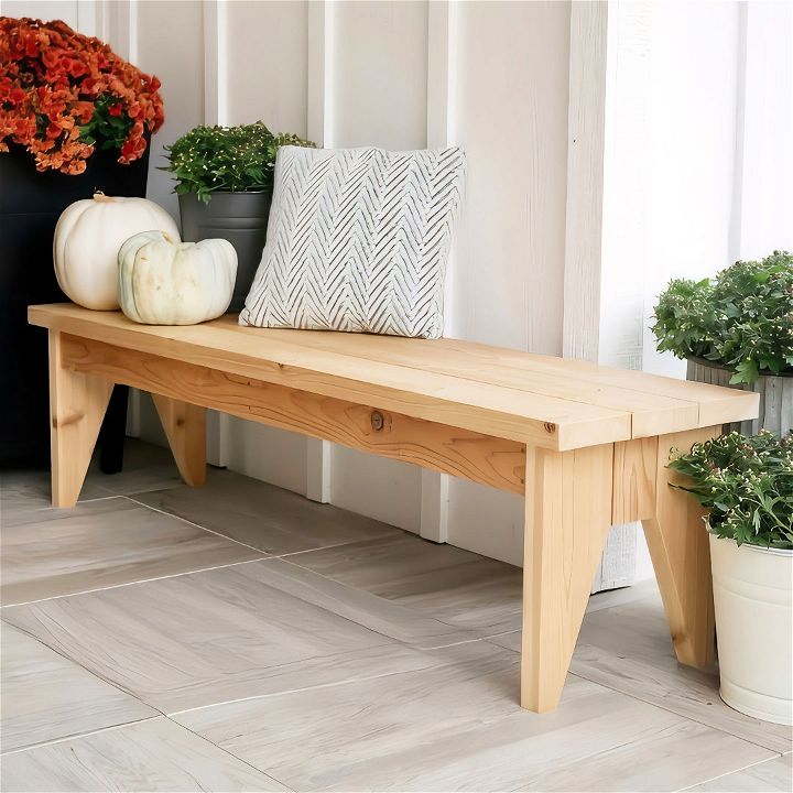 free outdoor bench woodworking plan