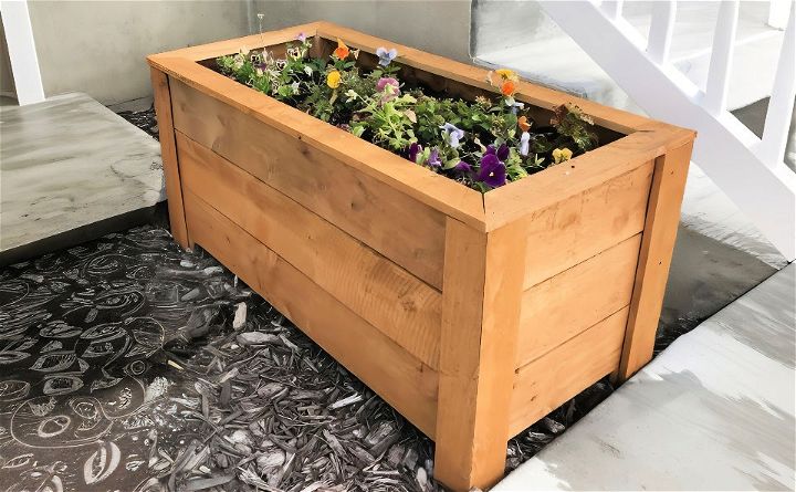 free planter box woodworking plan