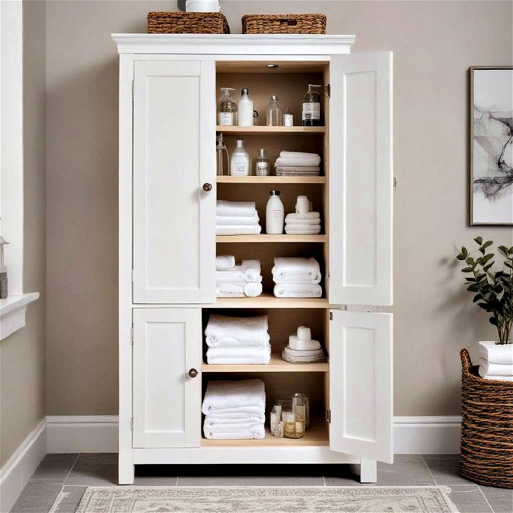 freestanding cabinet for ample storage